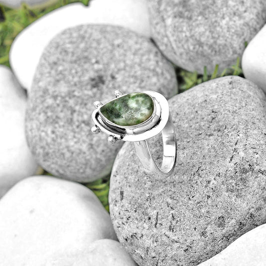 Natural Dioptase Ring size-8 R-1513 SDR187661