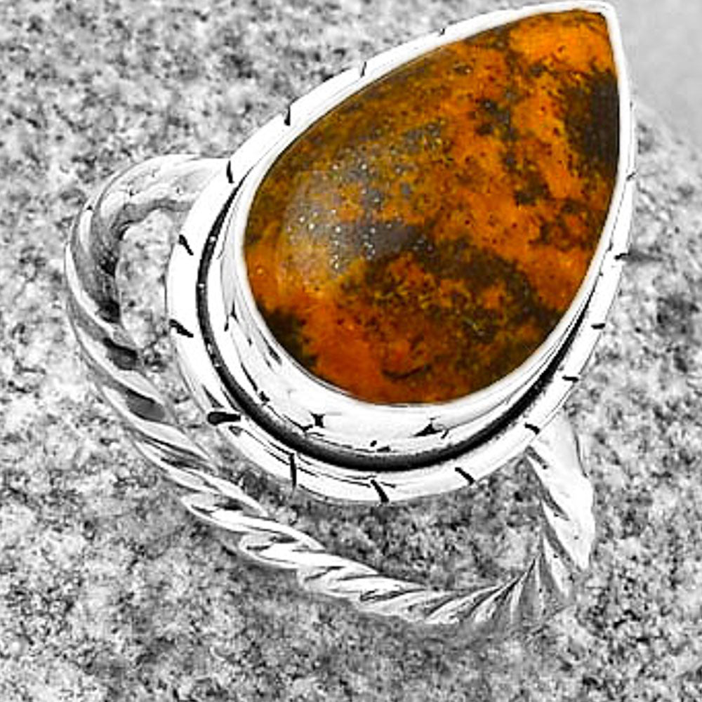Natural Outback Jasper Ring size-8 R-1011 SDR188789