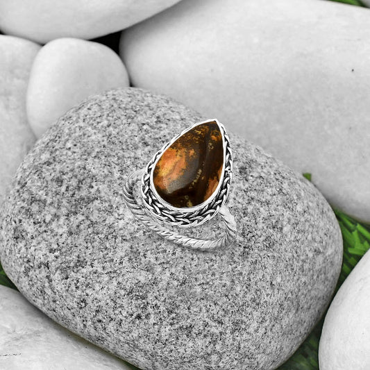 Natural Outback Jasper Ring size-8 R-1142 SDR188975