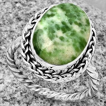 Natural Dioptase Ring size-7 R-1142 SDR188994