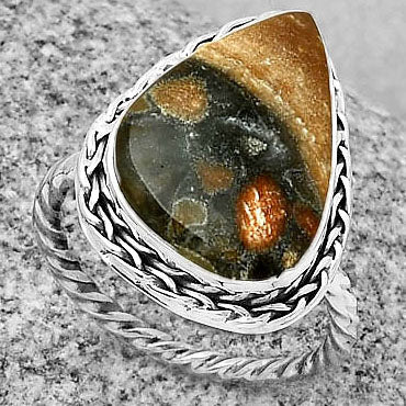 Natural Tabu Jasper Ring size-8.5 R-1142 SDR189079