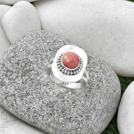 Natural Rhodochrosite Argentina Ring size-7.5 R-1458 SDR189144