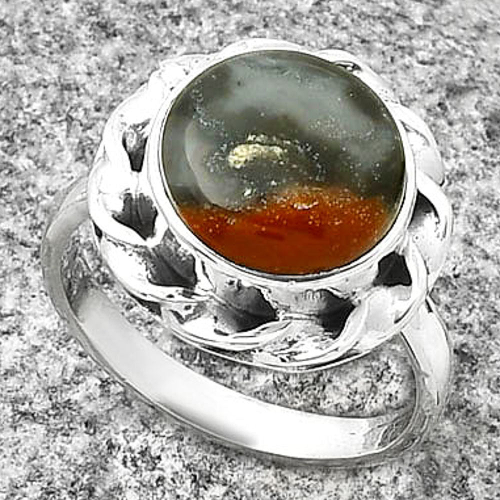 Natural Tabu Jasper Ring size-6 R-1083 SDR189264