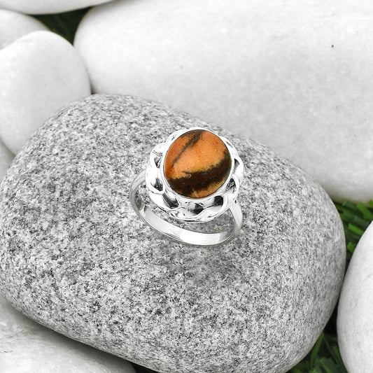 Natural Outback Jasper Ring size-7 R-1083 SDR189287