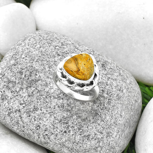 Natural Rock Calcy Ring size-7 R-1083 SDR189295