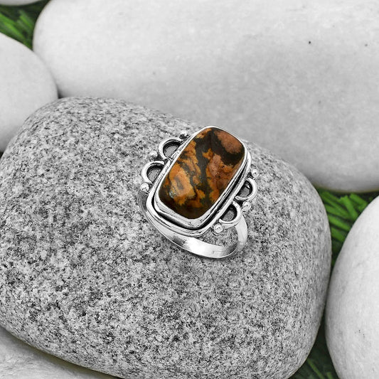 Natural Outback Jasper Ring size-7 R-1103 SDR189446