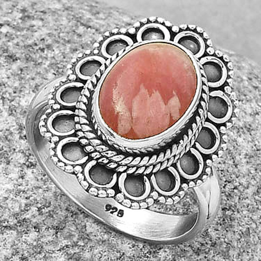 Natural Rhodochrosite Argentina Ring size-8 R-1256 SDR189658