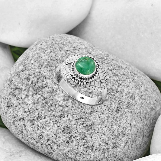 Natural Larsonite Jasper Ring size-8.5 R-1387 SDR190045