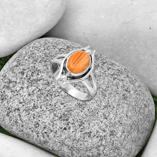 Natural Spiny Oyster Shell - Arizona Ring size-7 R-1663 SDR190758