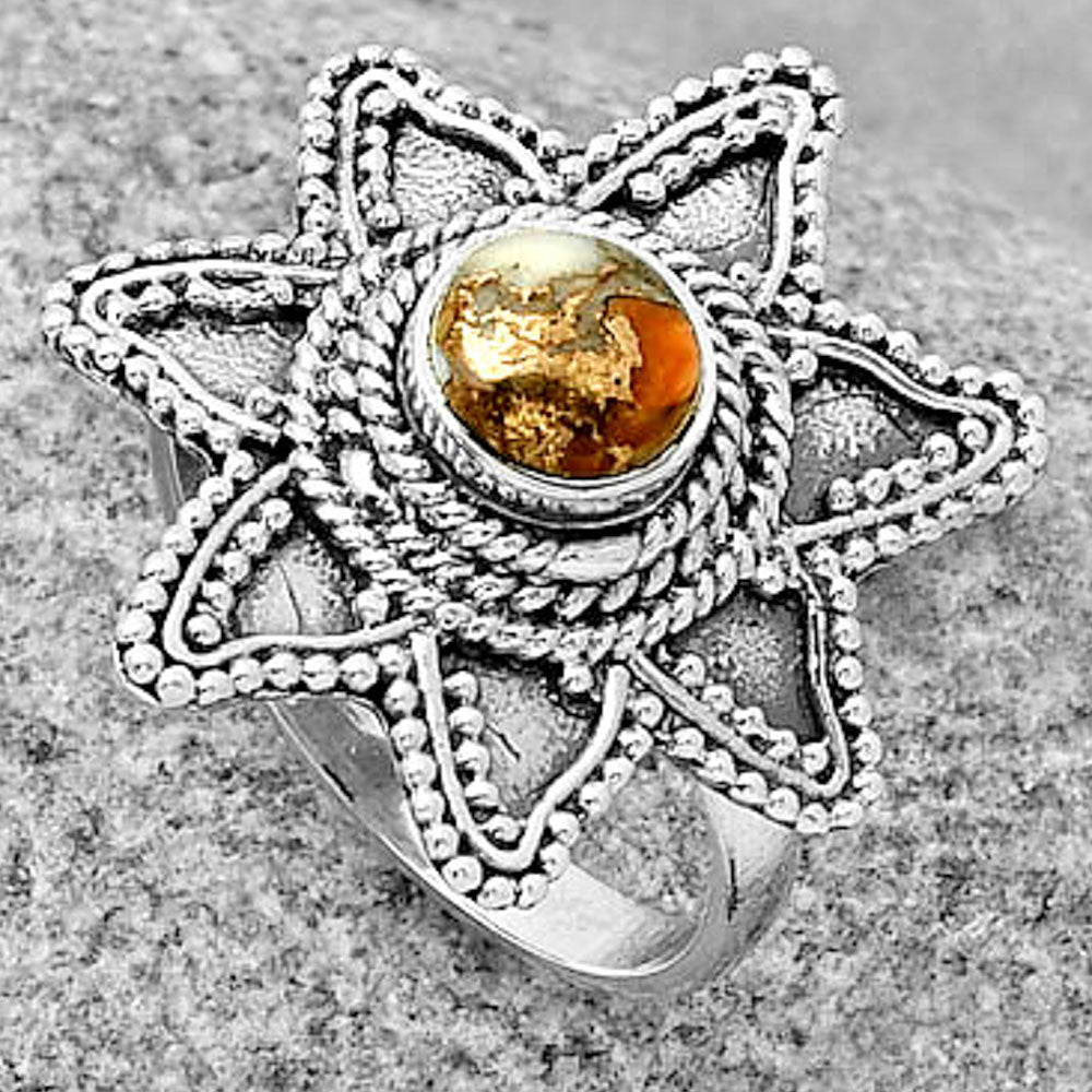 Spiny Oyster Turquoise - Arizona Ring size-7 R-1146 SDR191657