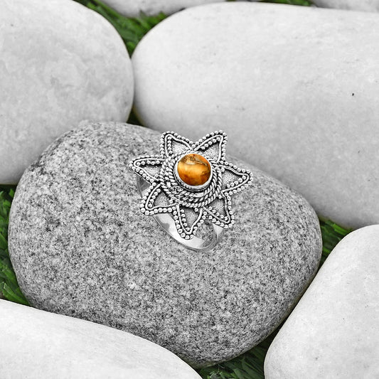Spiny Oyster Turquoise - Arizona Ring size-8 R-1146 SDR191681