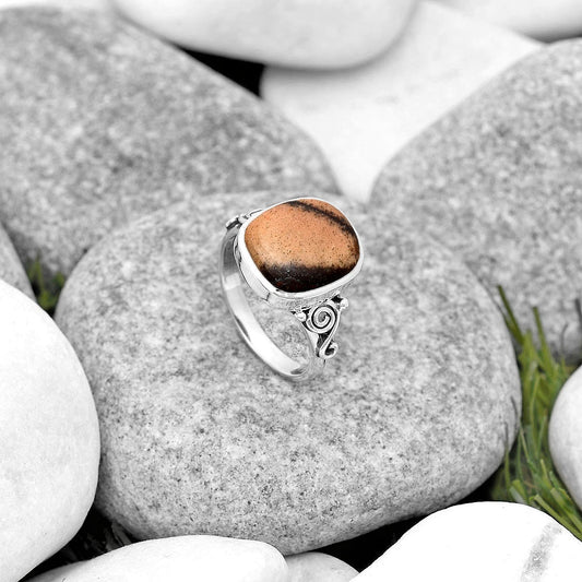 Natural Outback Jasper Ring size-8 R-1094 SDR193569