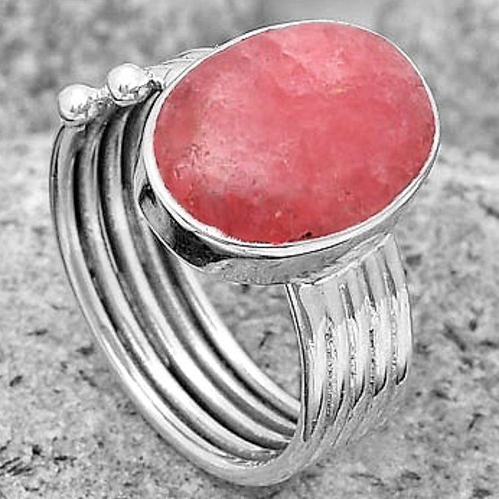 Natural Rhodochrosite Argentina Ring size-7 R-1492 SDR194007