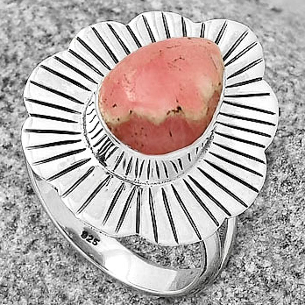 Natural Rhodochrosite Argentina Ring size-7 R-1086 SDR197124