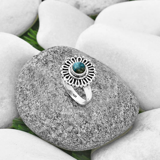 Natural Blue Scheelite - Turkey Ring size-7.5 R-1320 SDR204614