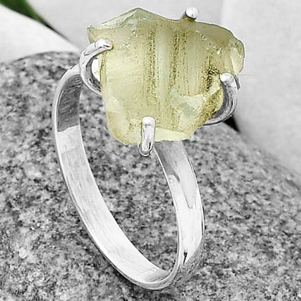 Natural Prasiolite (Green Amethyst) Ring size-9.5 R-1052 SDR206885