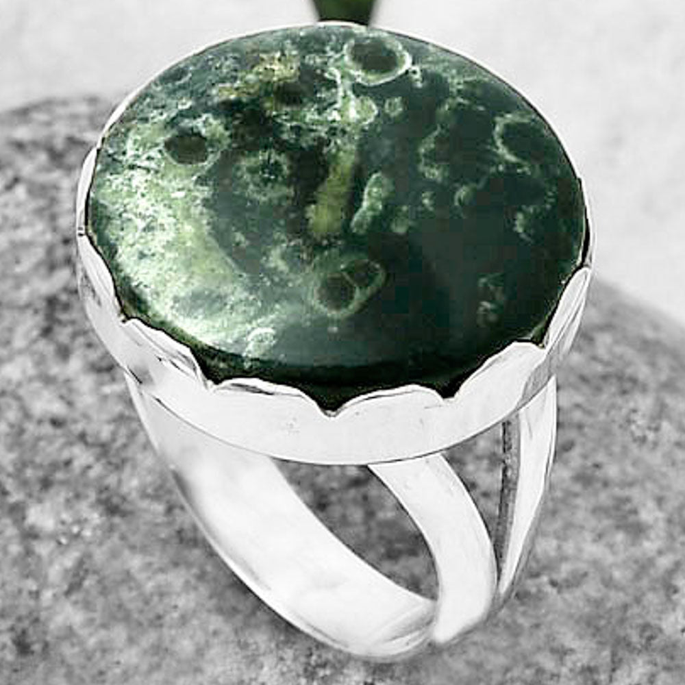 Natural Star Galaxy Jasper Ring size-8 R-1338 SDR207683