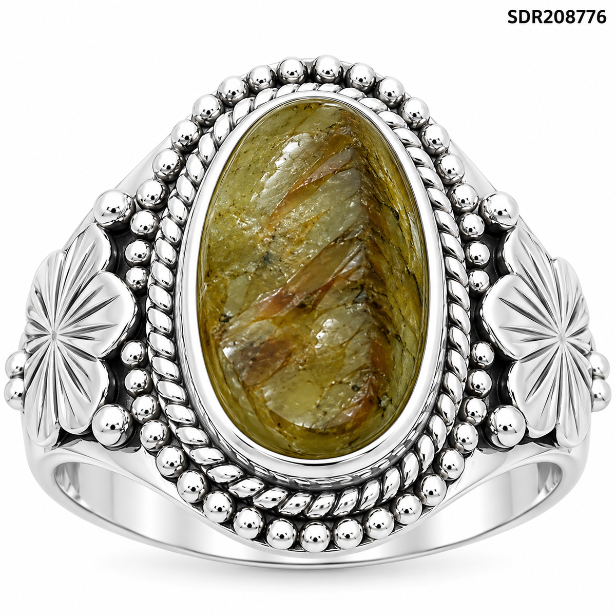 Natural Rare Kornerupine Rough Ring size-7 R-1424 SDR208776