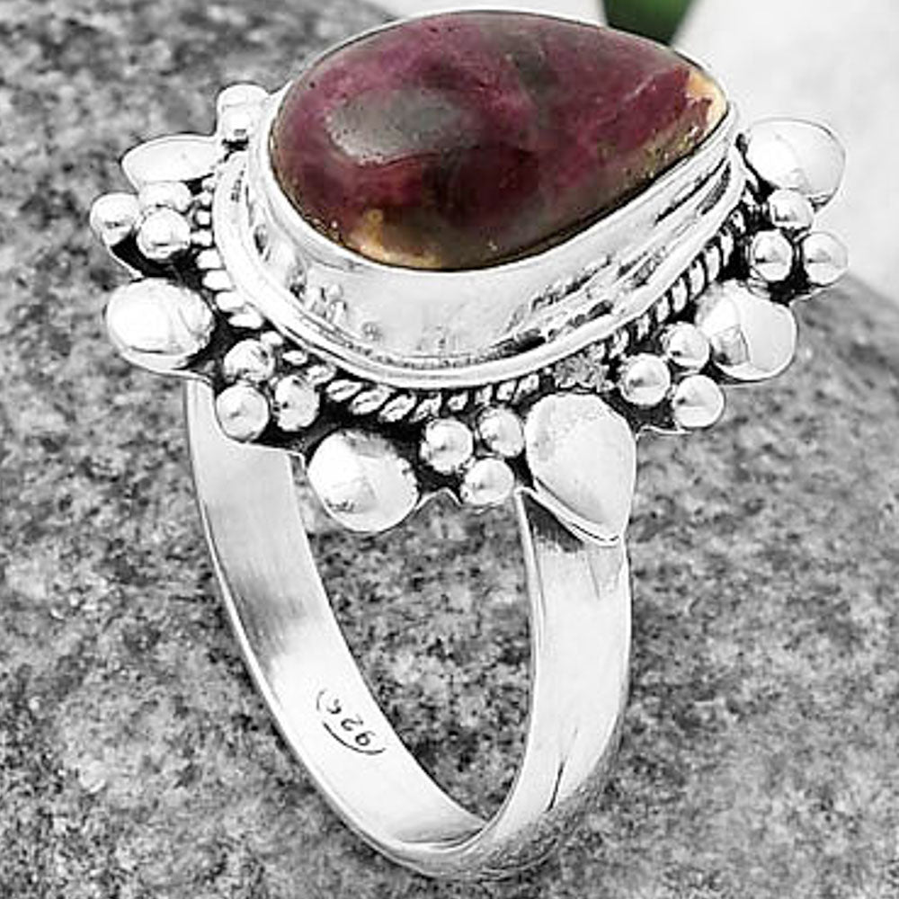 Natural Tourmaline Quartz Ring size-8.5 R-1399 SDR208878