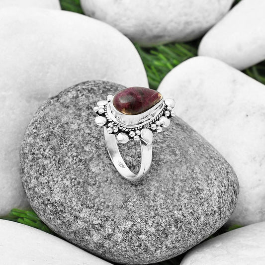 Natural Tourmaline Quartz Ring size-8.5 R-1399 SDR208878