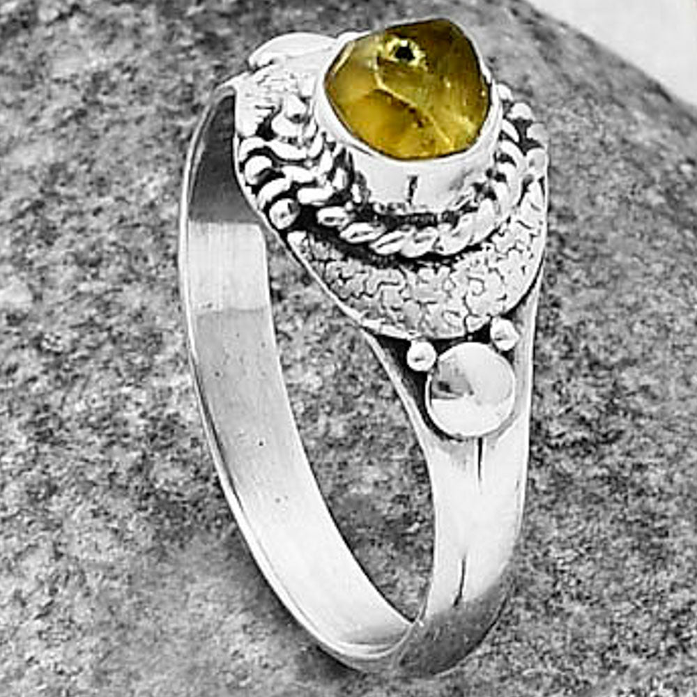 Natural Rare Kornerupine Rough Ring size-8 R-1419 SDR210808