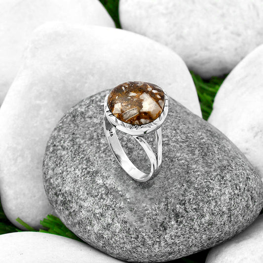 Natural Wild Horse Jasper Ring size-8.5 R-1074 SDR213299