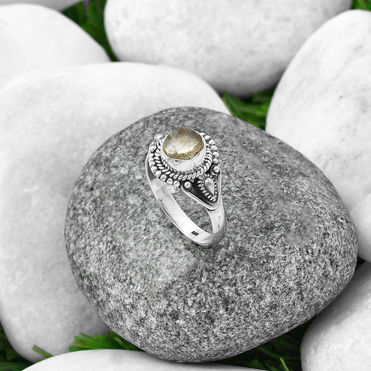 Natural Aquamarine Rough - Brazil Ring size-8 R-1300 SDR214491