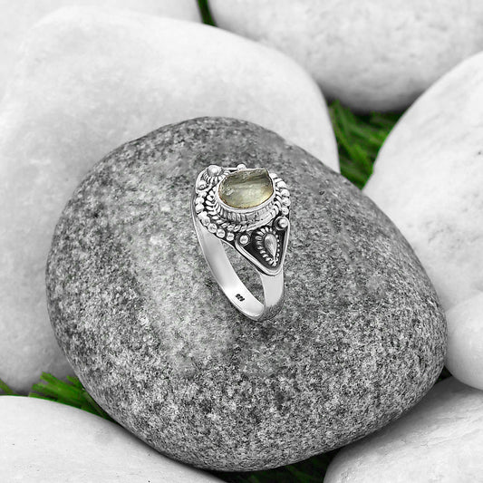 Natural Aquamarine Rough - Brazil Ring size-8 R-1300 SDR214502