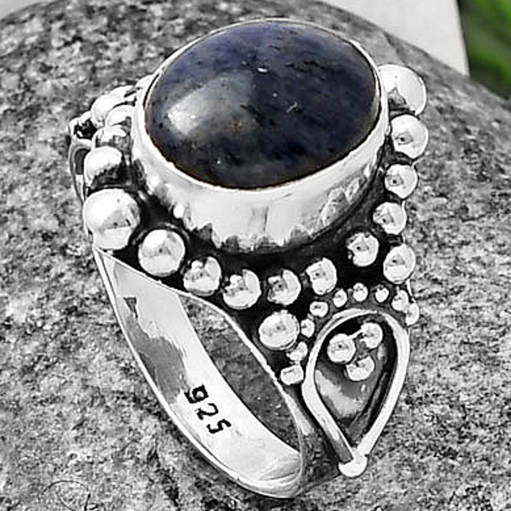 Natural Blue Aventurine Ring size-7.5 R-1154 SDR215093