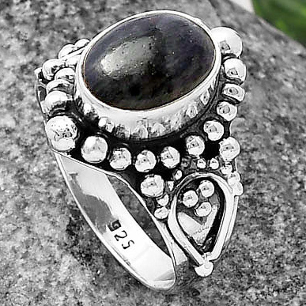 Natural Blue Aventurine Ring size-8.5 R-1154 SDR215105