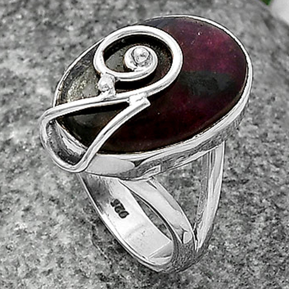 Natural Russian Eudialyte Ring size-7.5 R-1478 SDR215928