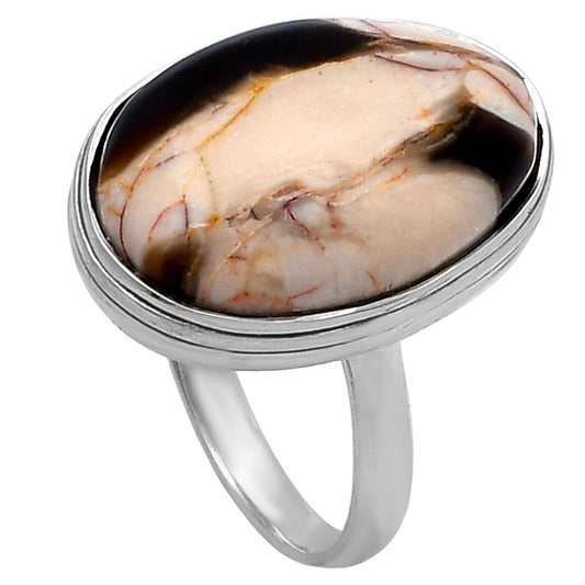 Natural Peanut Wood Ring size-9 R-1007 SDR216262