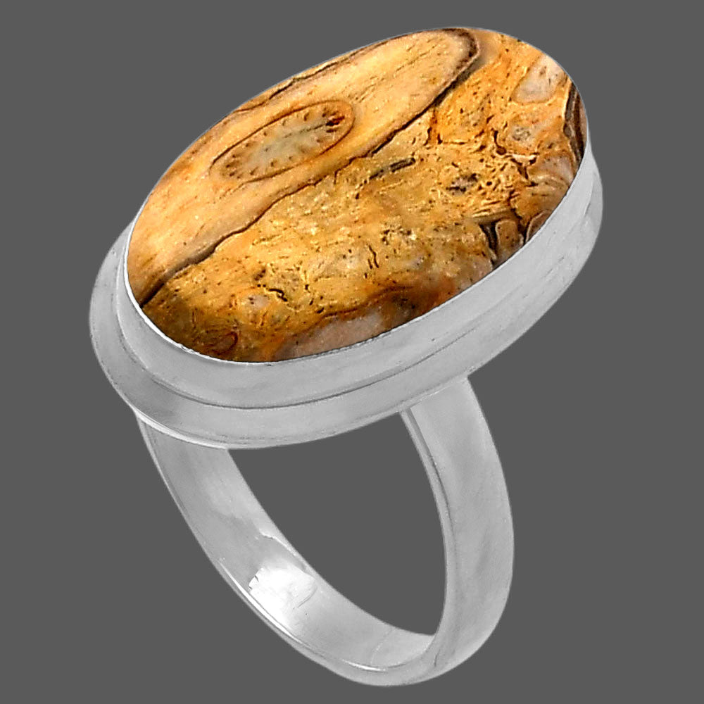 Natural Rock Calcy Ring size-7 R-1007 SDR216838