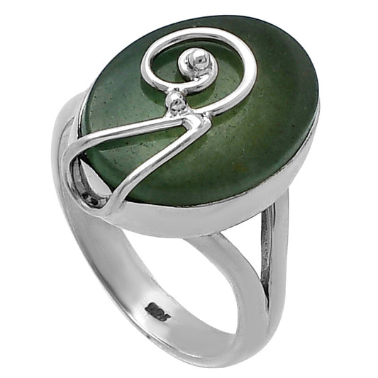 Natural Green Aventurine Ring size-8.5 R-1478 SDR217122
