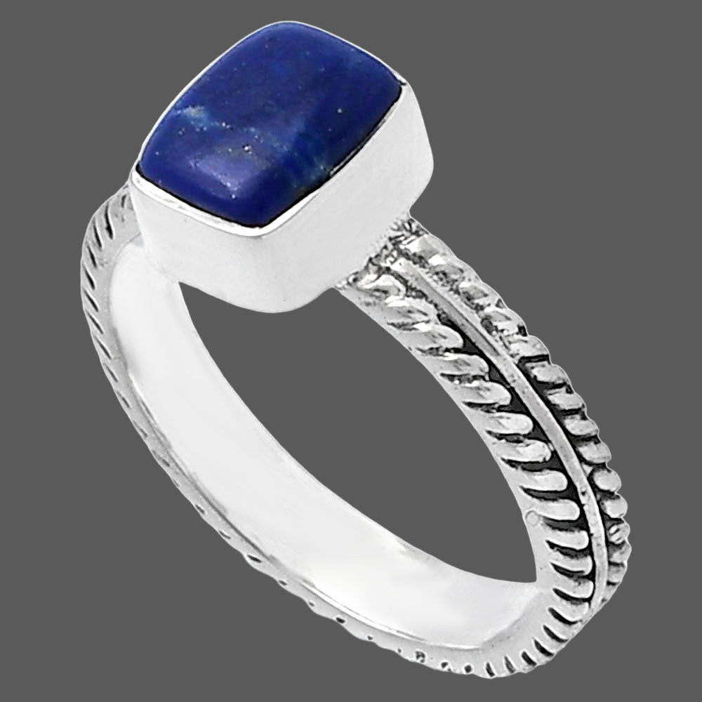 Natural Lapis Lazuli - Afghanistan Ring size-7.5 R-1260 SDR217215