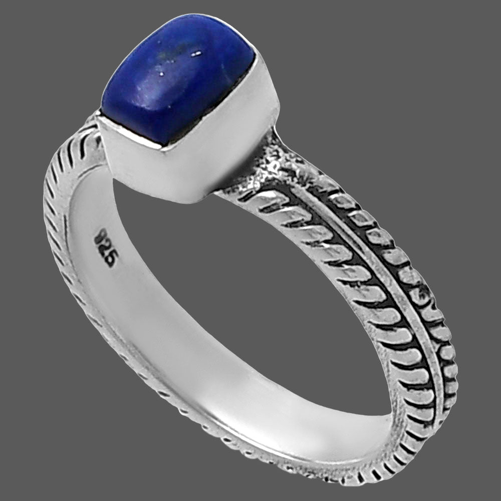 Natural Lapis Lazuli - Afghanistan Ring size-7.5 R-1260 SDR217291