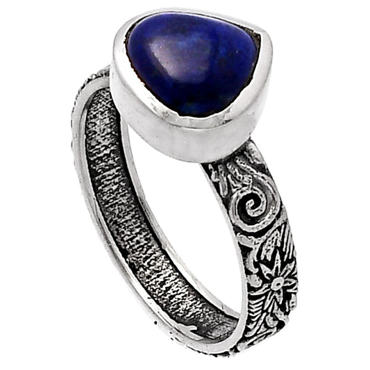 Natural Lapis Lazuli - Afghanistan Ring size-7 R-1061 SDR217753