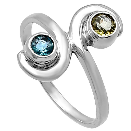 Natural Multi Tourmaline Ring size-7 R-1230 SDR220285