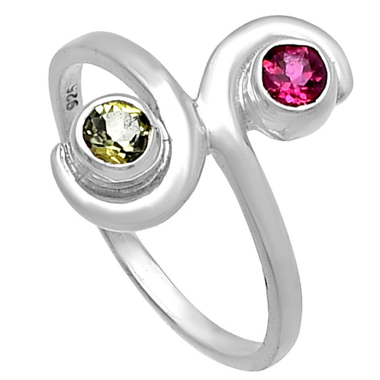 Natural Multi Tourmaline Ring size-8 R-1230 SDR220299