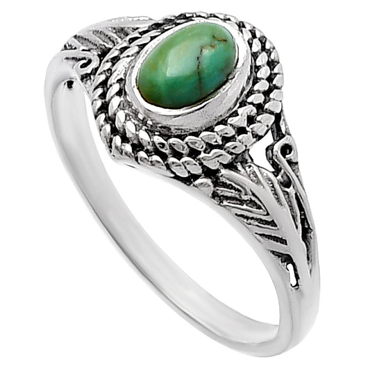 Natural Turquoise Nevada Aztec Mt Ring size-7 R-1044 SDR220611