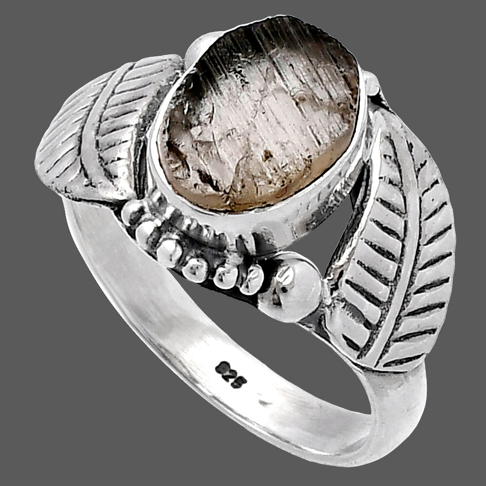 Natural Yellow Scapolite Rough Ring size-8 R-1272 SDR222204