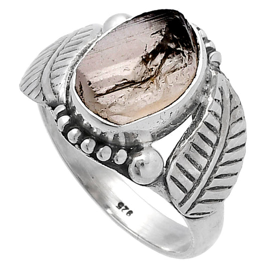 Natural Yellow Scapolite Rough Ring size-7 R-1272 SDR222207