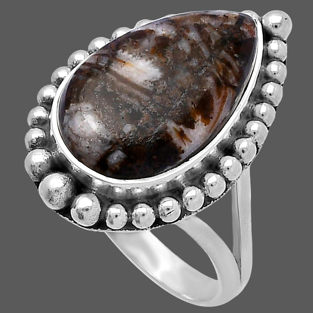 Natural Wild Horse Jasper Ring size-8 R-1154 SDR222319