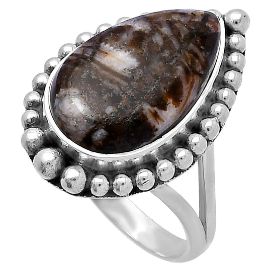 Natural Wild Horse Jasper Ring size-8 R-1154 SDR222319