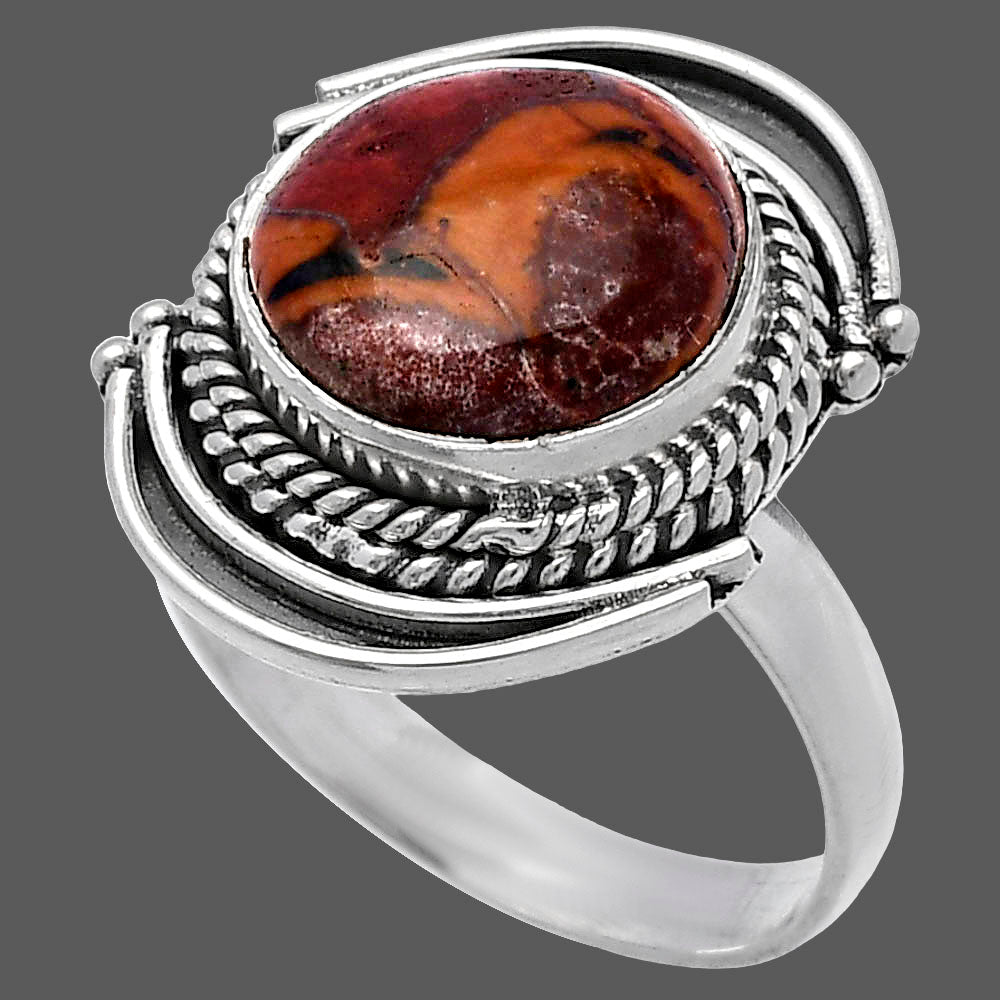 Evil Eye - Natural Mexican Bird Eye Ring size-7 R-1314 SDR222741