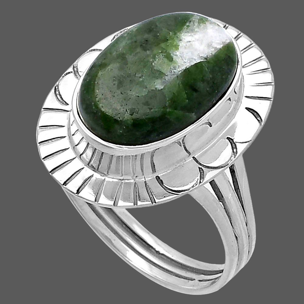 Natural Serpentine Ring size-9 R-1432 SDR223016