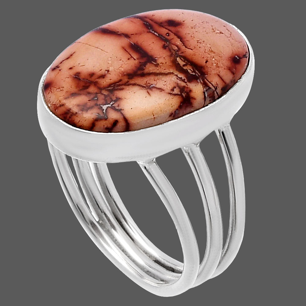 Natural Indian Paint Gemstone Ring size-7 R-1003 SDR223176