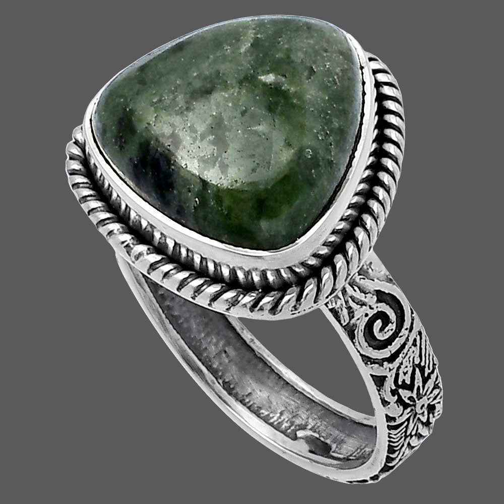 Natural Serpentine Ring size-9 R-1067 SDR223396