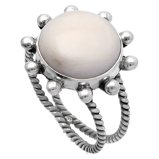 Natural White Opal Ring size-9 R-1268 SDR224156