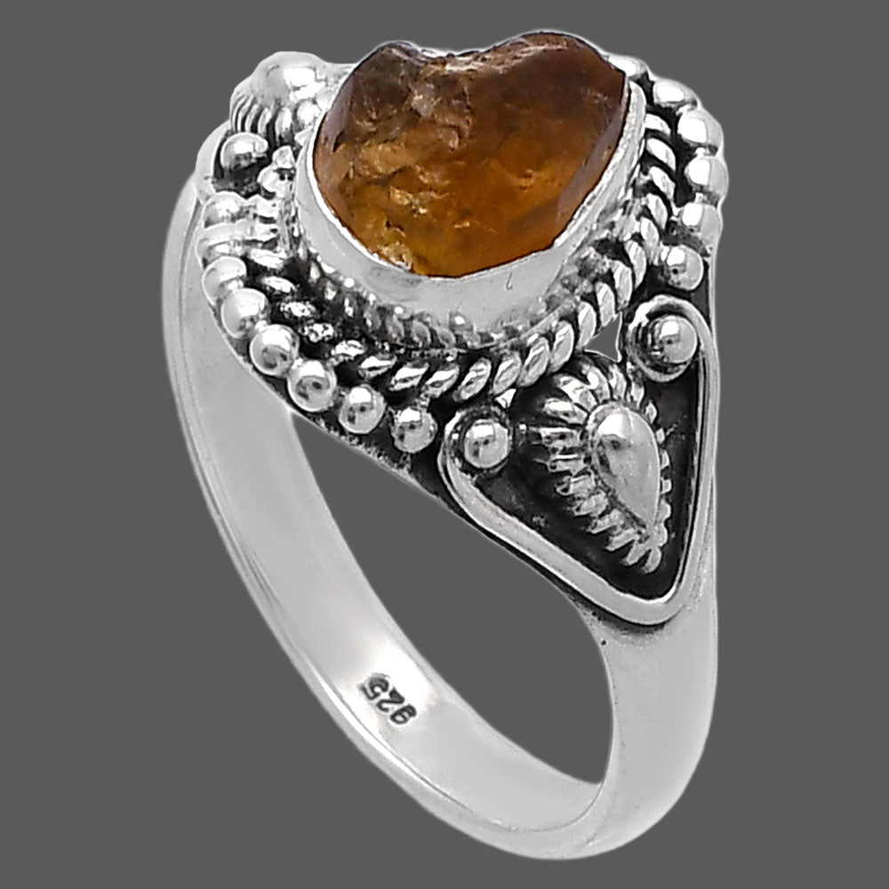 Natural Rare Kornerupine Rough Ring size-7.5 R-1300 SDR224192